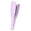 Hair Iron Curling Waver with Ceramic 1.41inch Barrel Ions Deep Hair Curler Dual Voltage Anti-Scald Hair Curling Wand Hair Crimper with 5 Temperature A