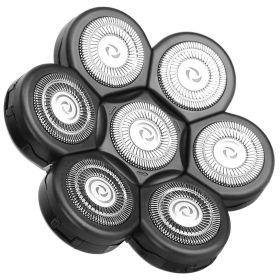 5 In 1 Electric Rotary Razor for Bald Men Rechargeable Cordless Head Beard Trimmer Shaver Kit IPX6 Waterproof Dry Wet Grooming Kit with 3 Combs