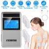4 Channel TENS Unit Muscle Stimulator Rechargeable Digital TENS Muscle Massager with 48 Modes 20 Intensity Levels 8 Pads Timer