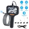 4.3in Inspection Camera with Light Articulating Borescope Endoscope Camera with 16.4FT Wire 2 Modes 3 Adjustable Brightness IP67 Waterproof for Plumbi