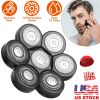 Electric 7D Rotary Replacement Blade Bald Shaver Replacement Heads Electric Razor Head Easy To Clean