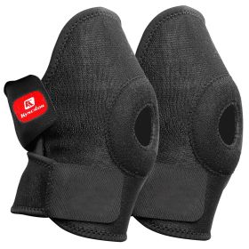 1Pair Sport Knee Brace Adjustable Knee Support Compression Knee Wrap For Running Climbing Pain Relief Injured Knee Recovery