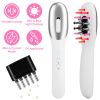 Electric Scalp Massage Comb Microcurrent Hair Brush Handheld Head Scratcher Massager Hair Oil Applicator with Vibration Micro-Current Mode Red & Blue