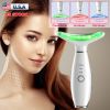 Anti Wrinkles Face Neck Massager Double Chin Reducer Face Neck Beauty Device Skin Care Tools with 3 Modes LED Vibration Heat EMS for Skin Care Tighten