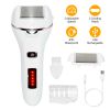 Electric Callus Remover USB Rechargeable Foot Scrubber File Pedicure Tool For Removing Calluses Dead Skin IPX5 Waterproof w/ 2 Grinding Heads 2 Speeds