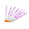 7 PCS Stylish Appearance Professional Brush Nail Painting Pen