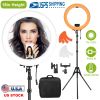 18" LED Ring Light 55W 3200K-5600K Dimmable Selfie Ring Light with Tripod Phone Holder Carrying Bag for Makeup Video Shooting Live Streaming