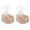 2Packs Hearing Amplifier In-Ear Hearing Aids FDA Approved Personal Sound Amplifier For Adults Senior Amplifier Volume Adjustable Carry Case For Meetin