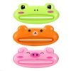 3Packs Toothpaste Dispenser Squeezer w/2.28in Squeeze Mouth Cream Lotions Tube Squeezer Animal Cartoon Toothpaste Clip