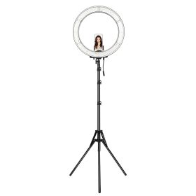 18" LED Ring Light 55W 3200K-5600K Dimmable Selfie Ring Light with Tripod Phone Holder Carrying Bag for Makeup Video Shooting Live Streaming