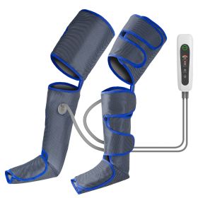 Leg Massager Air Compression Calf Feet Thigh Foot Massage Wraps Muscle Pain Relief Blood Circulation w/ 2 Massage Modes 5 Intensities 2 Vibration Leve