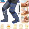 Leg Massager Air Compression Calf Feet Thigh Foot Massage Wraps Muscle Pain Relief Blood Circulation w/ 2 Massage Modes 5 Intensities 2 Vibration Leve
