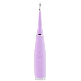 Electric Tartar Remover For Teeth Rechargeable Oral Dental Plaque Calculus Remover Teeth Stains Eraser Teeth Stains Scraper Cleaning Tool w/ 5 Speeds (Option: Pink)