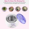 Wax Warmer Hair Removal Waxing Machine Kit Hot Hard Electric Wax Heater Melter Facial Armpit Foot Body Waxing Spa for Women & Men Use