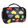 Travel Makeup Bag Portable Cosmetic Organizer with Cosmetic Mirror Waterproof Toiletry Wash Bag for Women