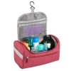 Travel Toiletry Bag Cosmetics Organizer Bag Hanging Wash Bag Waterproof Case w/ Handstrap