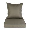 Outdoor Seat Cushion Set Waterproof Patio Furniture Cushion and Back Pillow Fade Resistant Deep Seat Set Chair Pad with Removable Cover for Chair Sofa