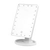 22 LED Lights Rechargeable Cosmetic Mirror 180° Rotation Makeup Mirror Touch Control Dimmable Vanity Mirror