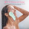 Facial Cleansing Brush IPX6 Waterproof 2 Speeds Face Brush w/3 Brush Heads USB Rechargeable for Deep Cleansing Gentle Exfoliation