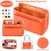Felt Handbag Insert Organizer Purse Tote Shaper Bag in Bag Cosmetic Bag Handbag Purse Organizer