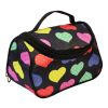 Travel Makeup Bag Portable Cosmetic Organizer with Cosmetic Mirror Waterproof Toiletry Wash Bag for Women