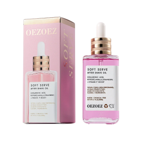 Soft Serve After Shave Oil -Strawberry &Vanilla Scent Repairing Oil After Shaving For Men And Women (Option: 1PCS)