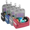Travel Toiletry Bag Cosmetics Organizer Bag Hanging Wash Bag Waterproof Case w/ Handstrap
