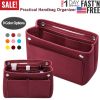 Felt Handbag Insert Organizer Purse Tote Shaper Bag in Bag Cosmetic Bag Handbag Purse Organizer